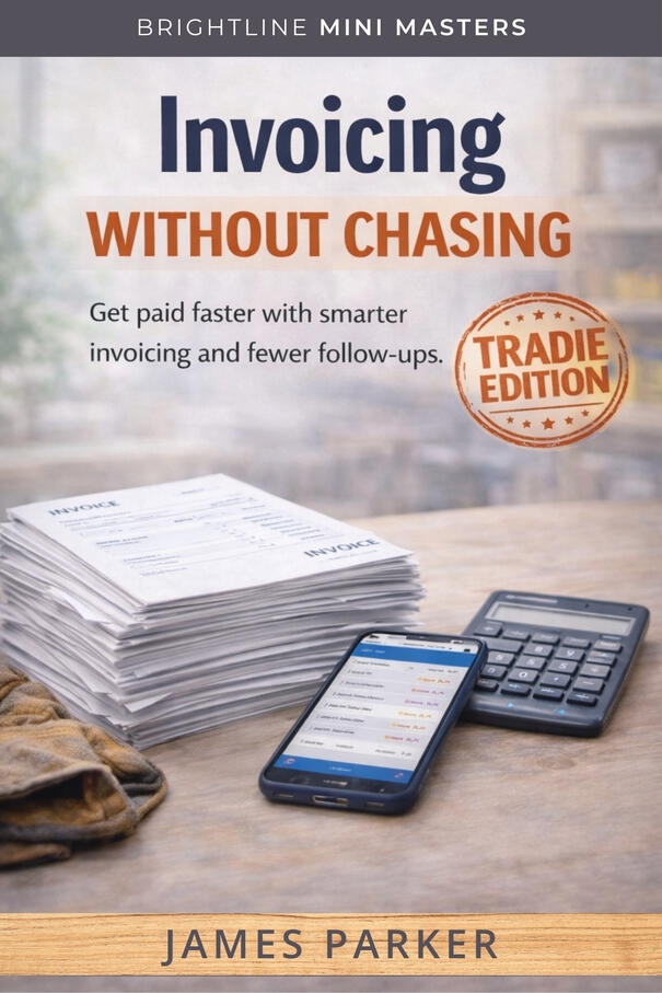Invoicing Without Chasing - Get paid on time without the stress Cover of Invoicing Without Chasing by James Parker from the Mini Masters Series