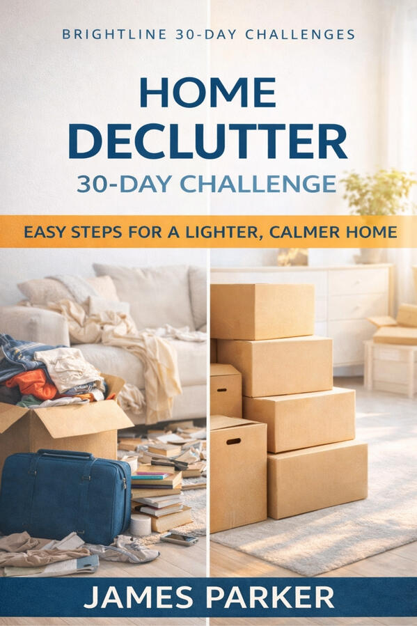 Cover of 30-Day Home Declutter Challenge by James Parker from the 30 Day Challenges Series