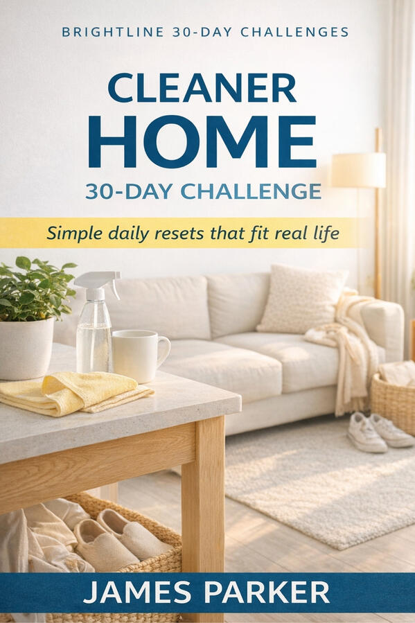 Cover of 30-Day Cleaner Home Challenge by James Parker from the 30 Day Challenges Series
