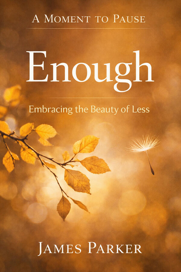 A Moment to Pause - Enough - Quiet words for restless days Cover of A Moment to Pause - Enough by James Parker from the Quiet Collection